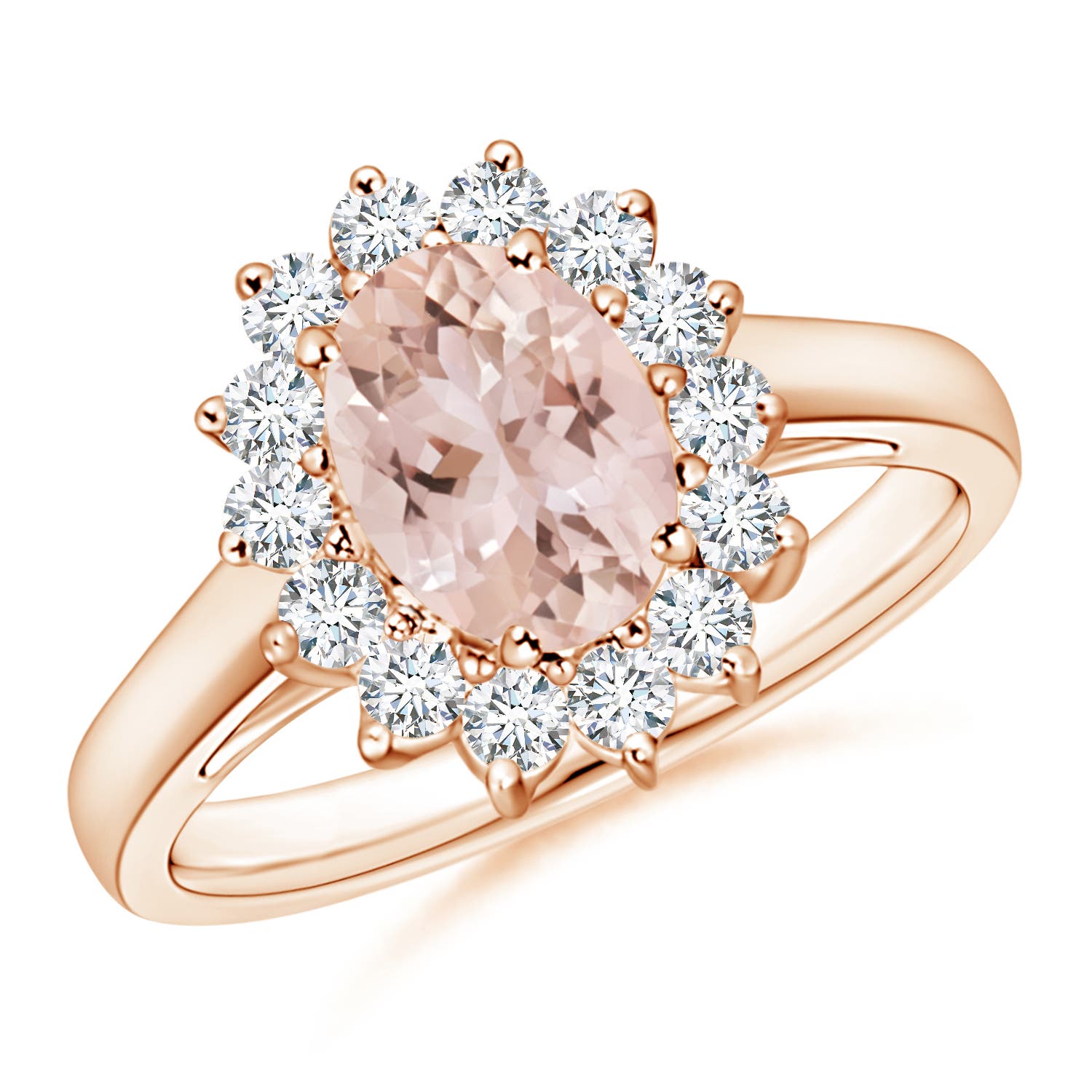 AAA - Morganite / 1.45 CT / 14 KT Rose Gold