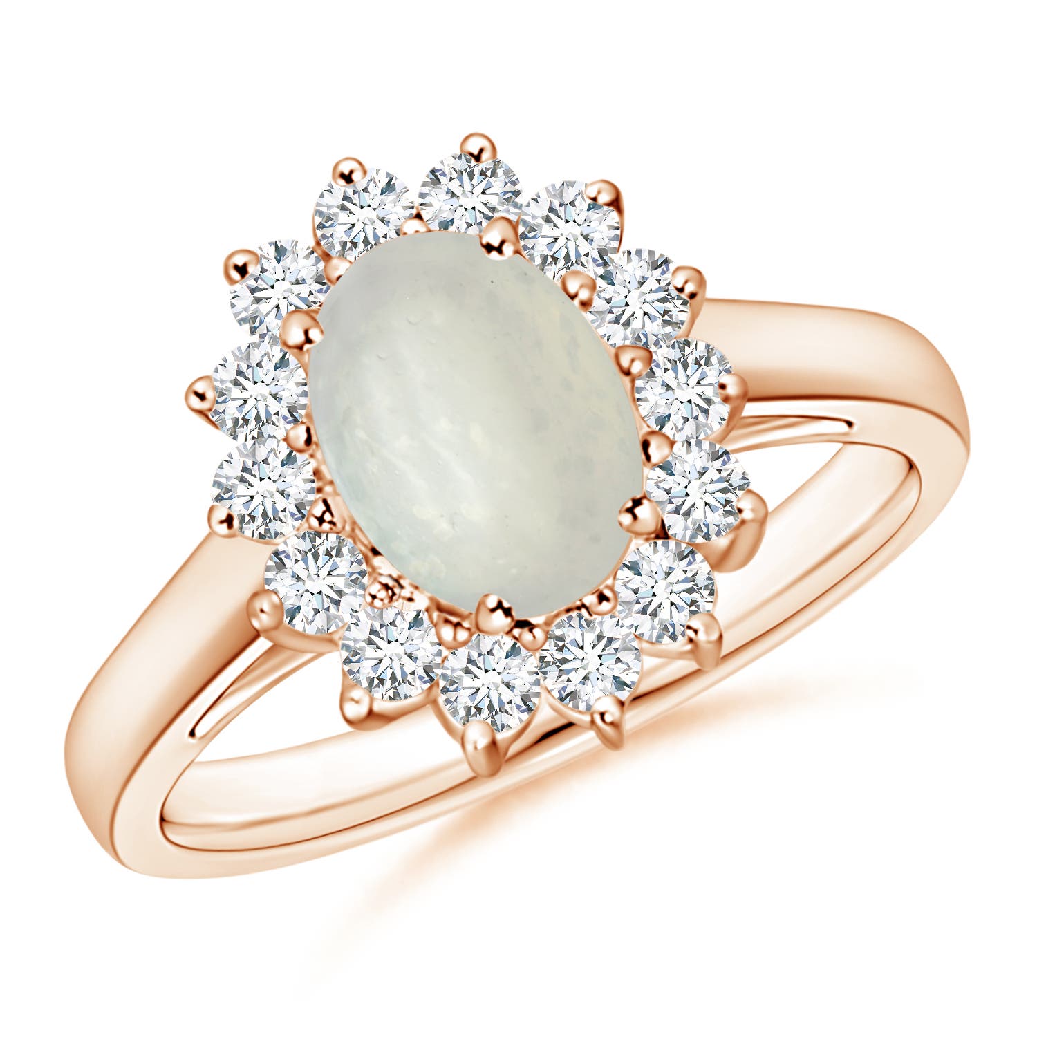 A - Moonstone / 1.45 CT / 14 KT Rose Gold