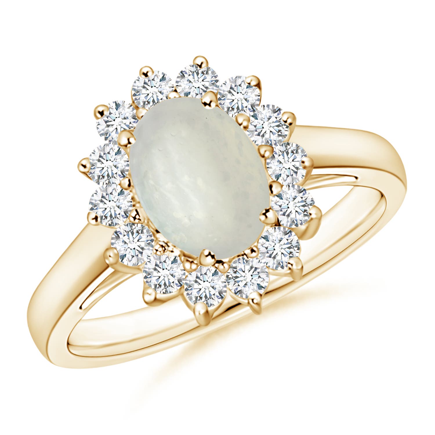 A - Moonstone / 1.45 CT / 14 KT Yellow Gold