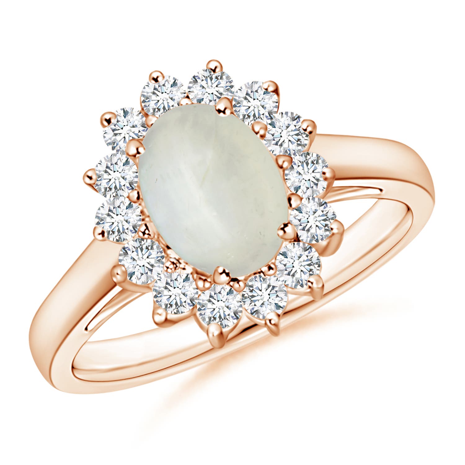 AA - Moonstone / 1.45 CT / 14 KT Rose Gold