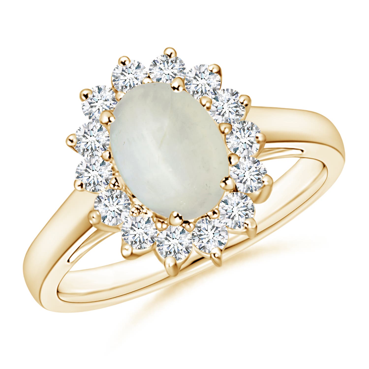 AA - Moonstone / 1.45 CT / 14 KT Yellow Gold