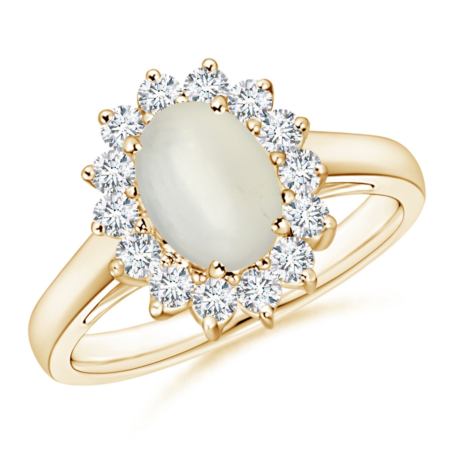 AAA - Moonstone / 1.45 CT / 14 KT Yellow Gold