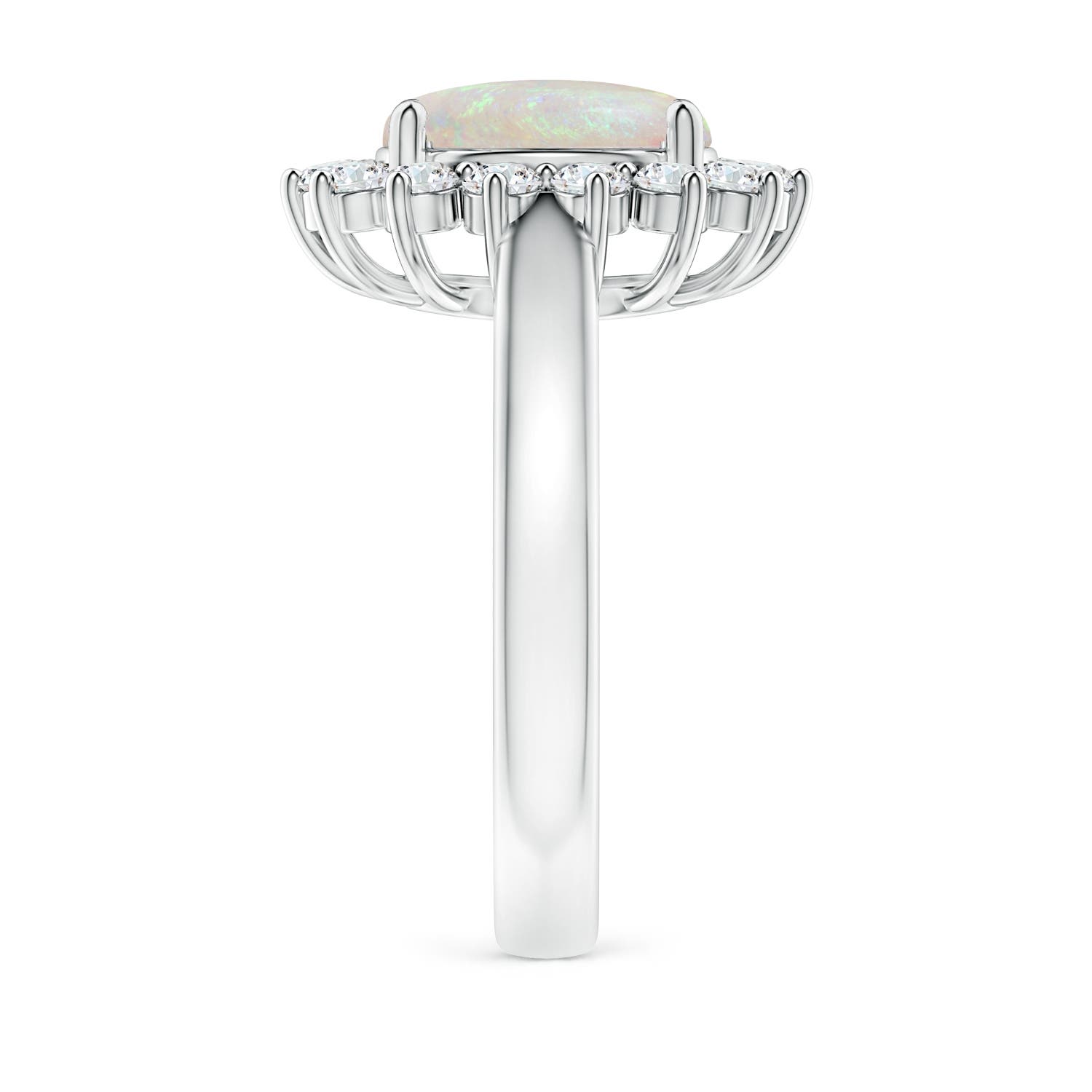 AA - Opal / 2.18 CT / 14 KT White Gold