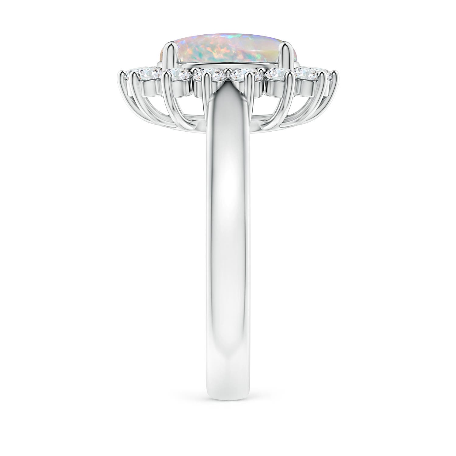 AAAA - Opal / 2.18 CT / 14 KT White Gold