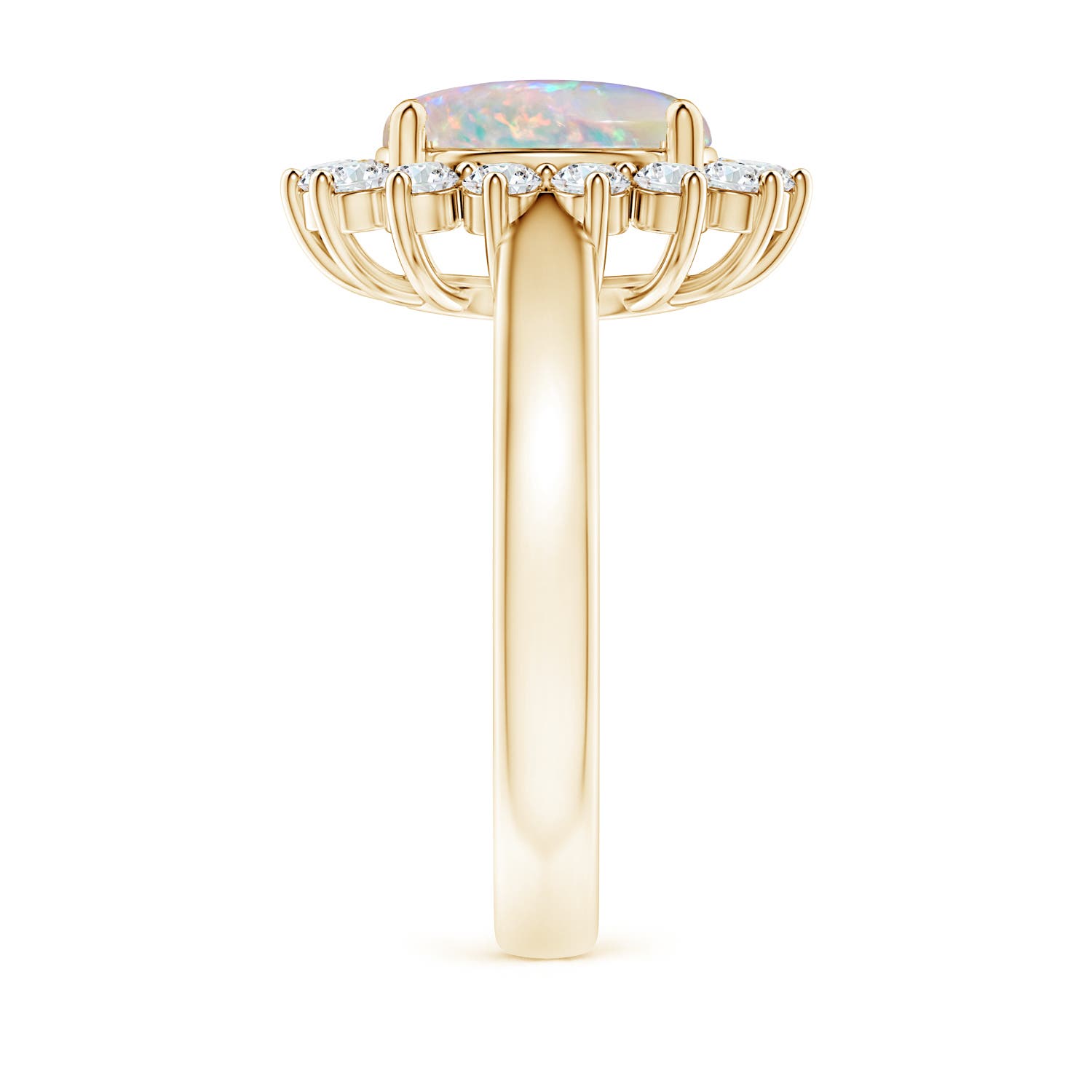 AAAA - Opal / 2.18 CT / 14 KT Yellow Gold