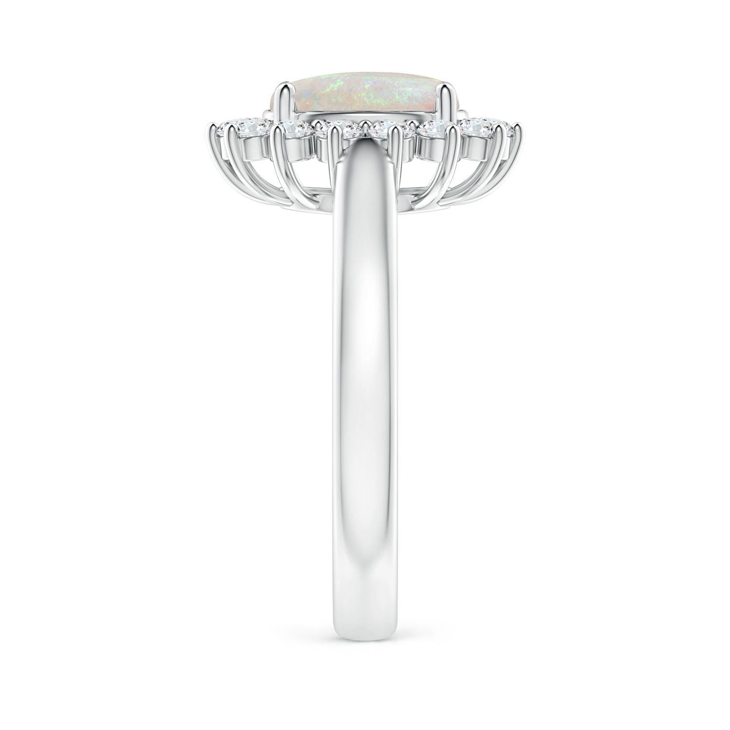 AA - Opal / 1.59 CT / 14 KT White Gold