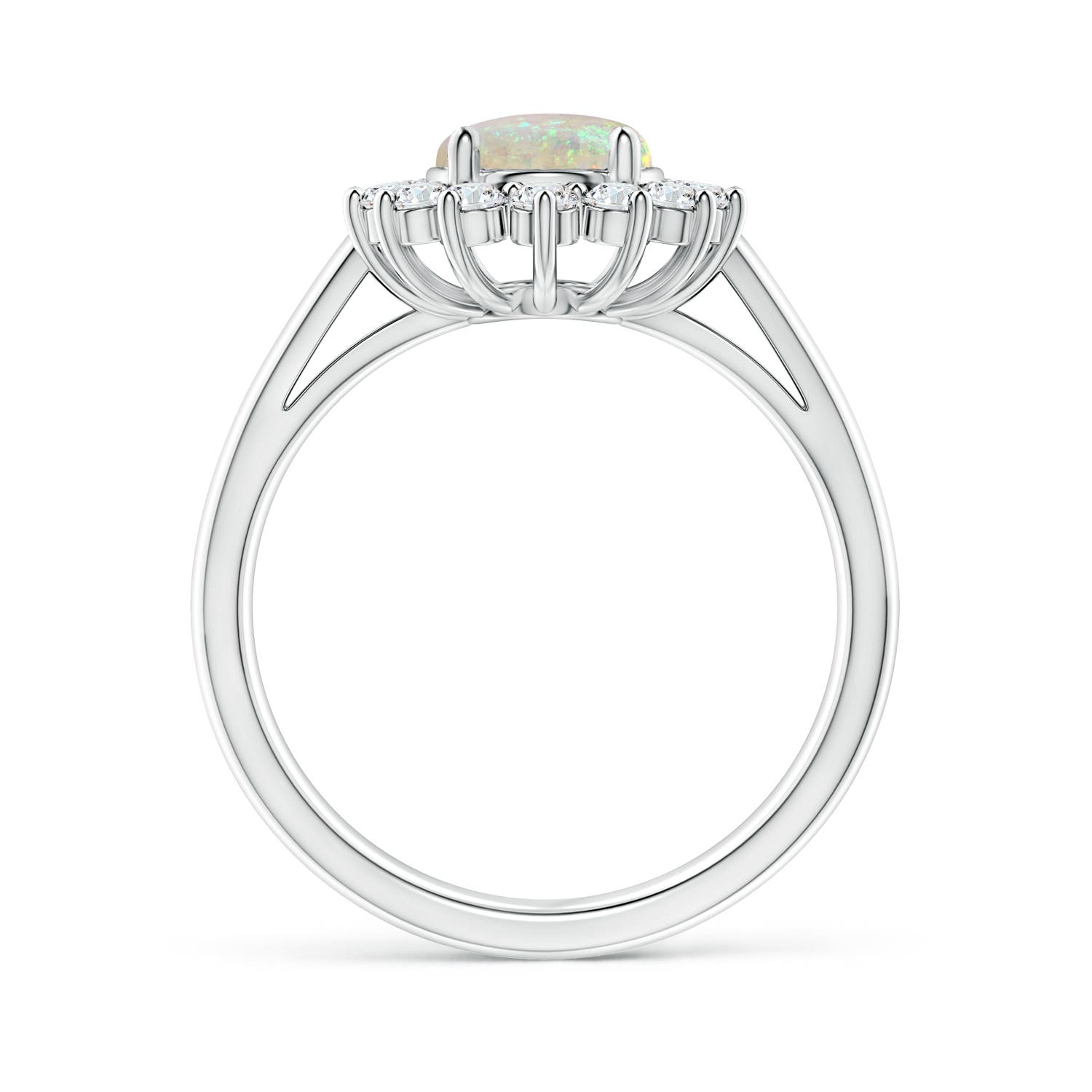 AAA - Opal / 1.59 CT / 14 KT White Gold