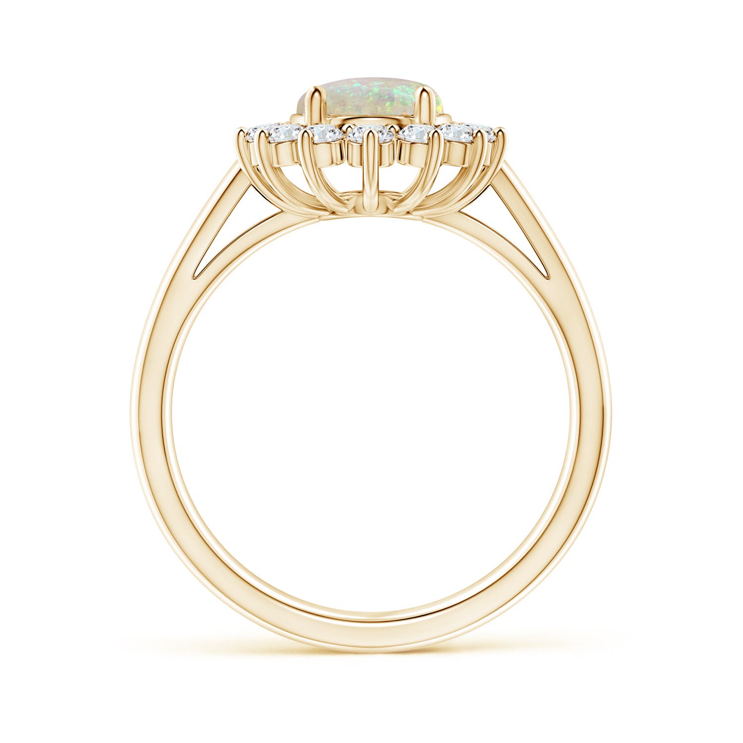 AAA - Opal / 1.59 CT / 14 KT Yellow Gold