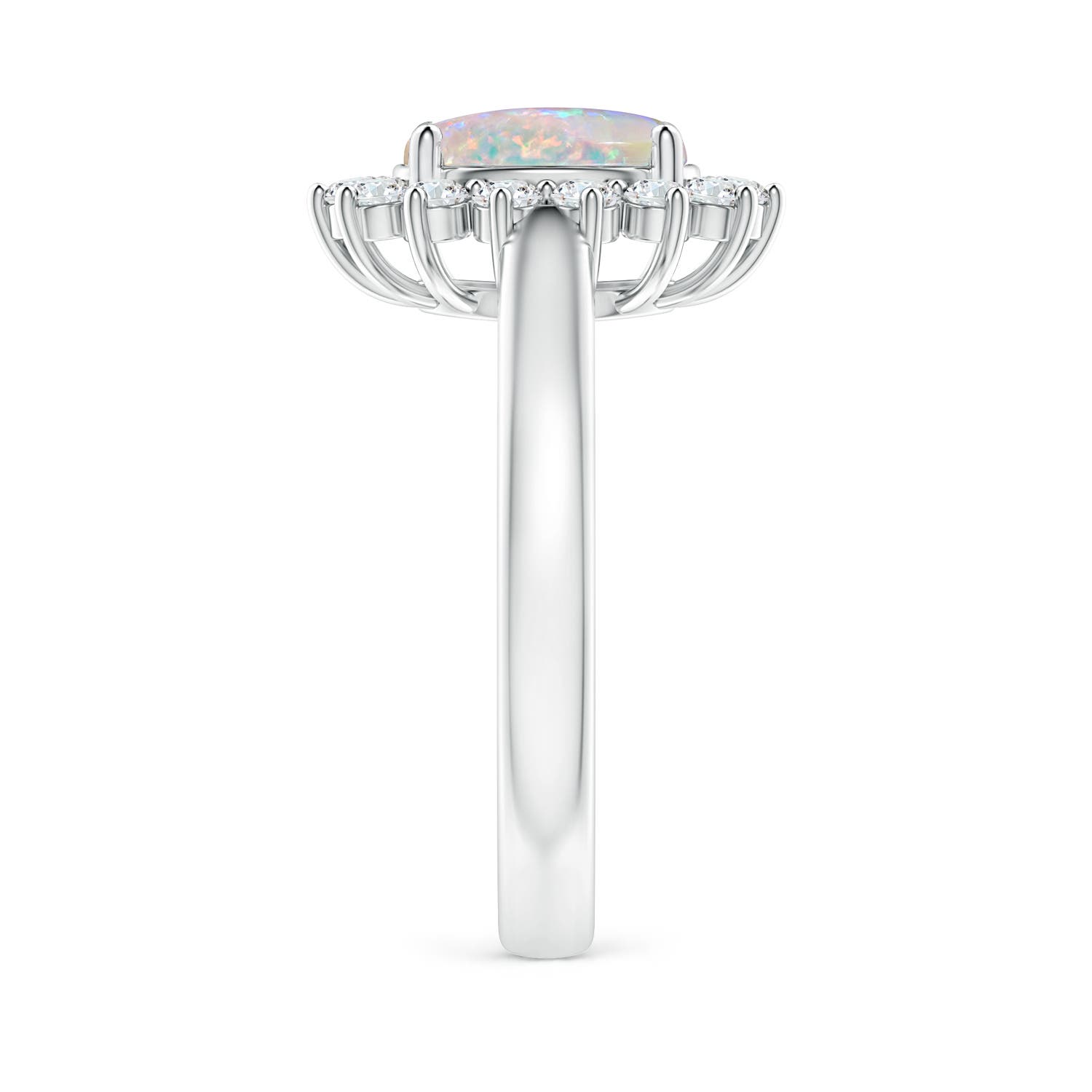 AAAA - Opal / 1.59 CT / 14 KT White Gold