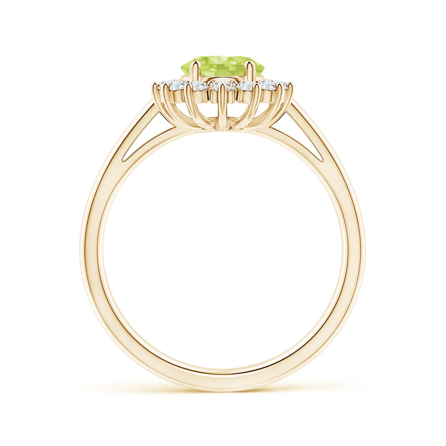 A - Peridot / 1.7 CT / 14 KT Yellow Gold