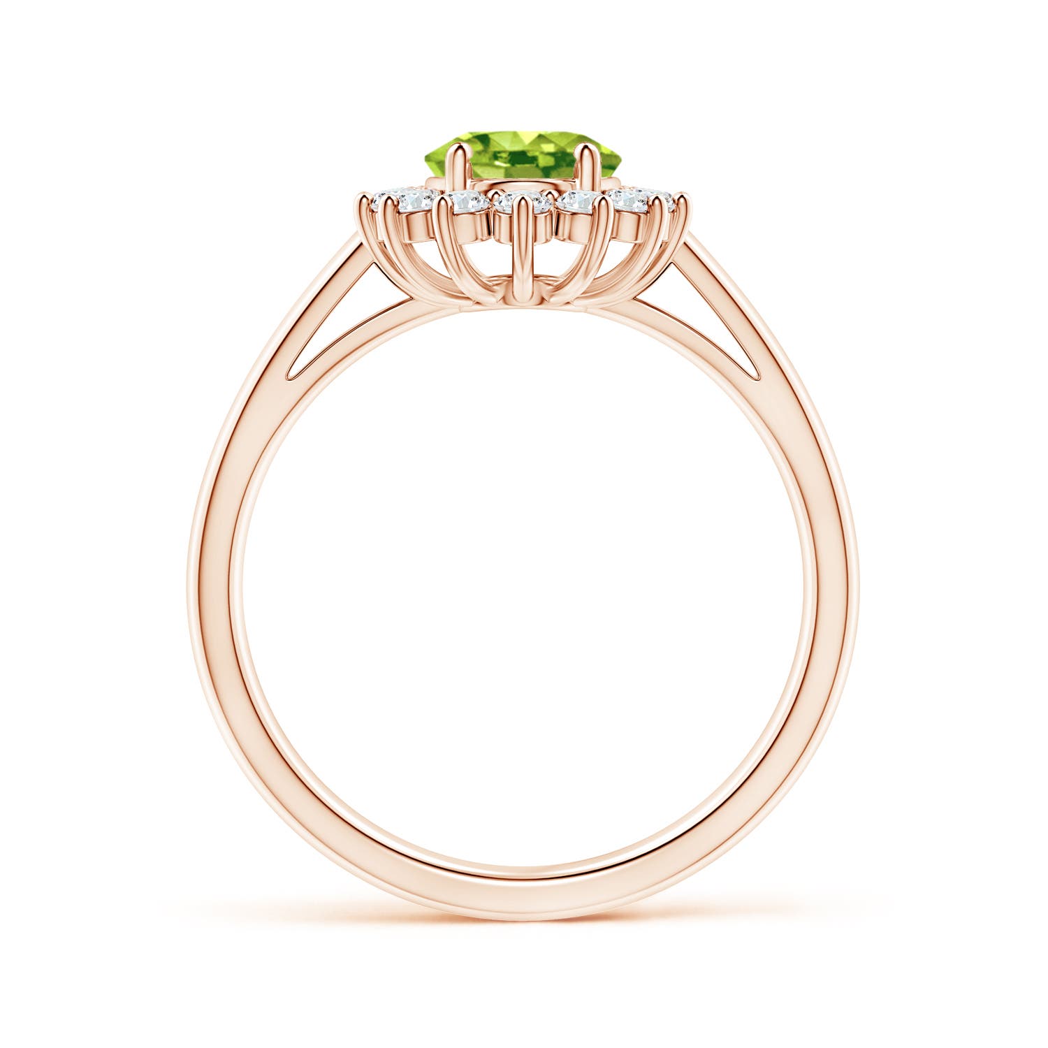 AAA - Peridot / 1.7 CT / 14 KT Rose Gold