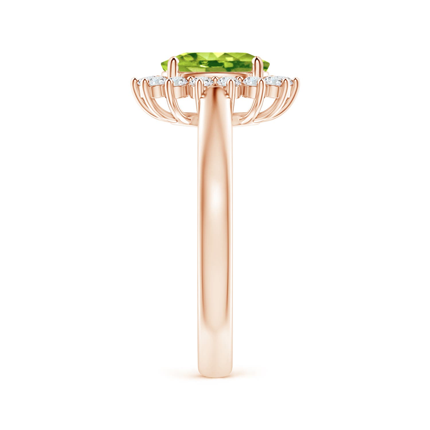 AAA - Peridot / 1.7 CT / 14 KT Rose Gold