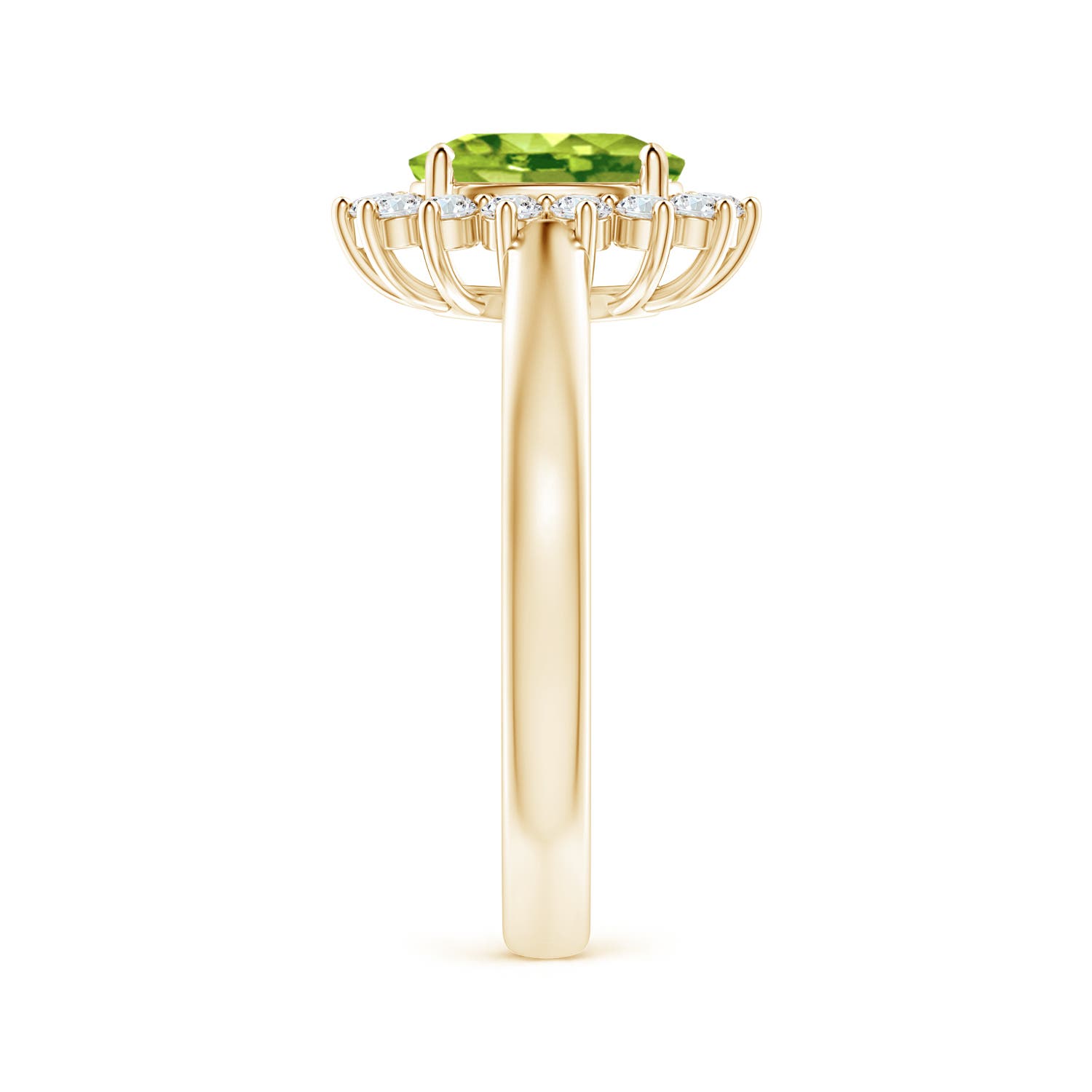 AAA - Peridot / 1.7 CT / 14 KT Yellow Gold