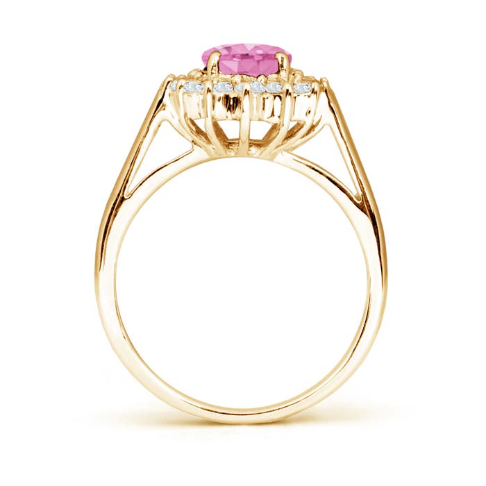 A - Pink Sapphire / 1.8 CT / 14 KT Yellow Gold