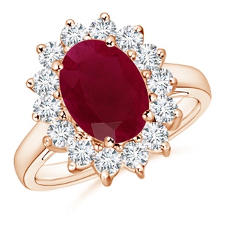 Oval A Ruby