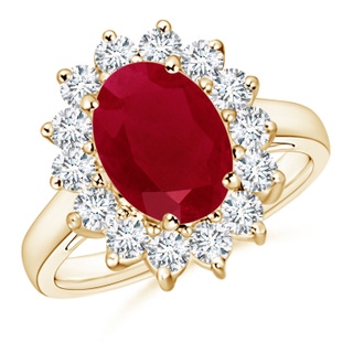 Oval AA Ruby