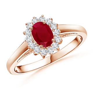 Oval AA Ruby