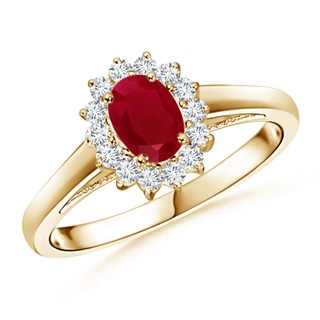 Oval AA Ruby