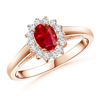 Oval AAA Ruby