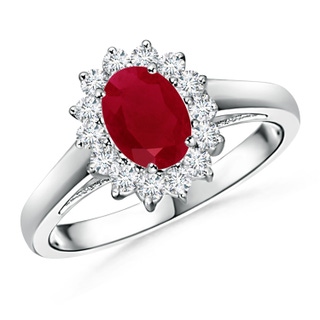 Oval AA Ruby