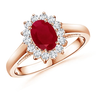 Oval AA Ruby