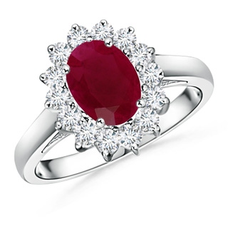 Oval A Ruby