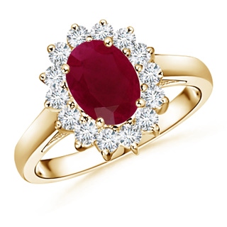 Oval A Ruby