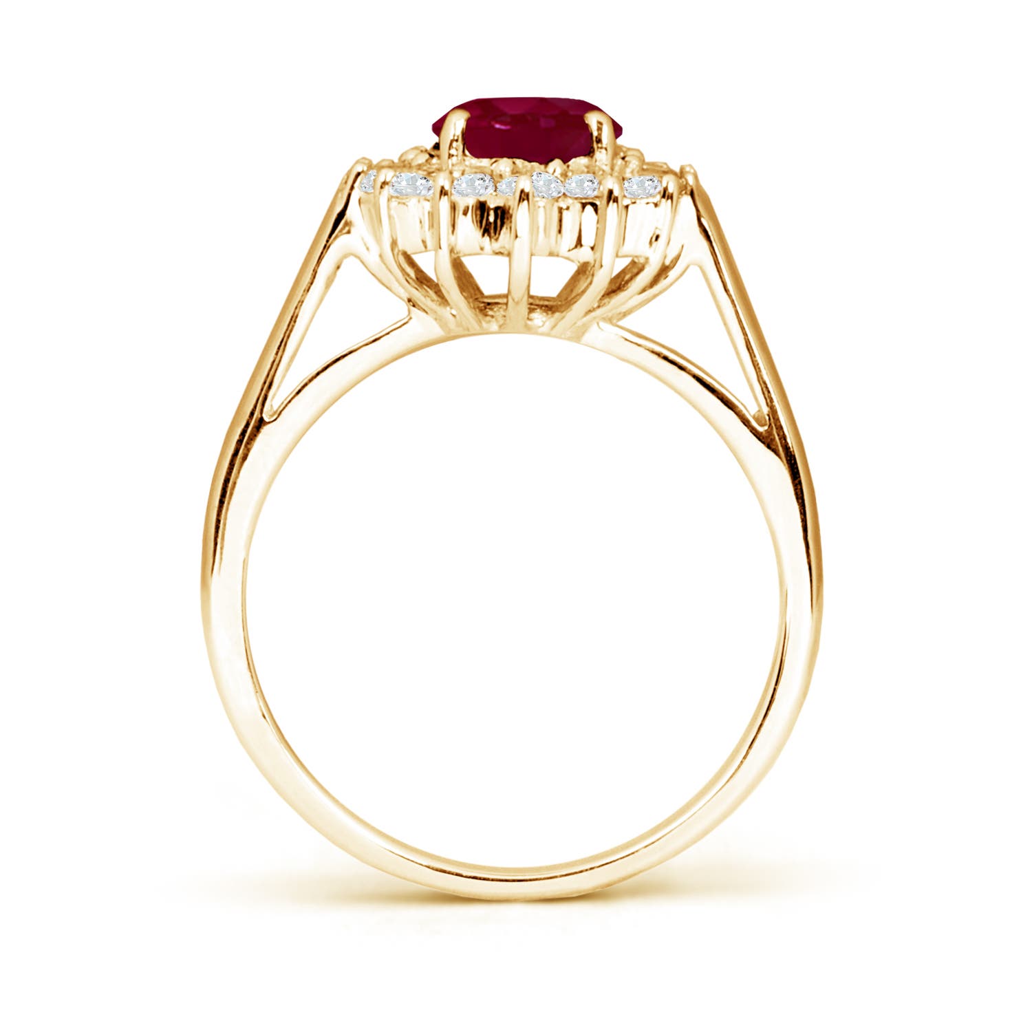 A - Ruby / 1.6 CT / 14 KT Yellow Gold