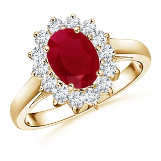 Oval AA Ruby