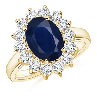 Oval A Blue Sapphire