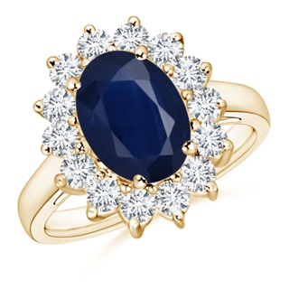 Oval A Blue Sapphire