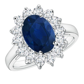 Oval AA Blue Sapphire