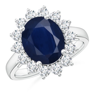 Oval A Blue Sapphire