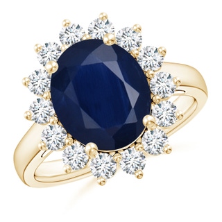 Oval A Blue Sapphire