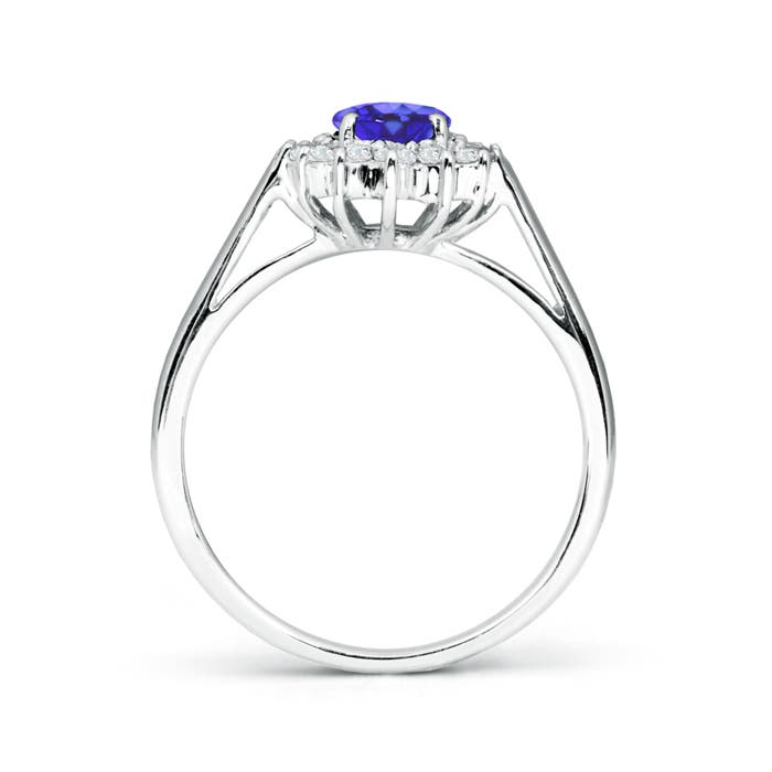 AA - Tanzanite / 1.05 CT / 14 KT White Gold