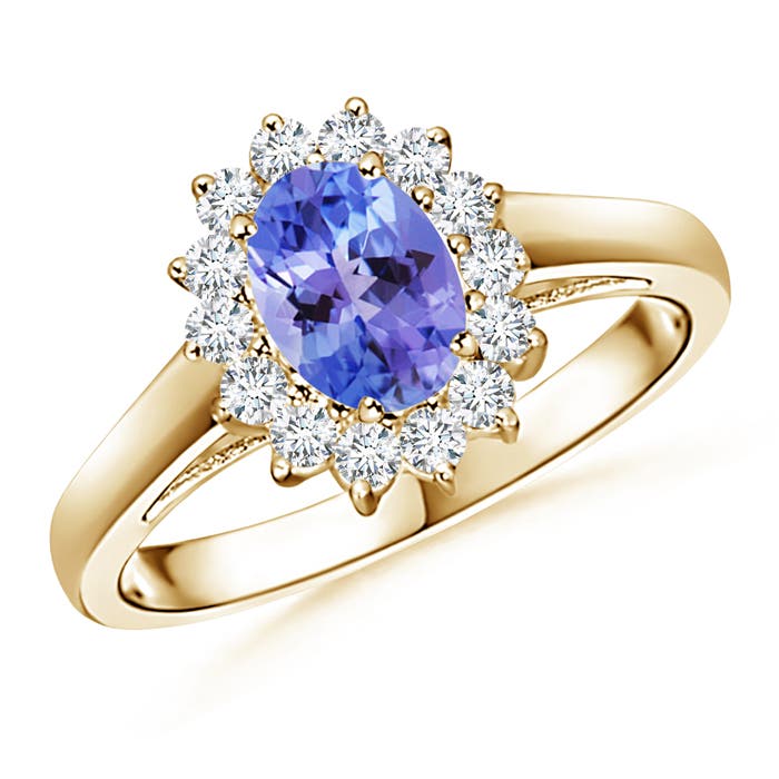 AA - Tanzanite / 1.05 CT / 14 KT Yellow Gold