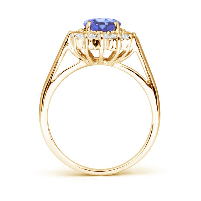 A - Tanzanite / 1.6 CT / 14 KT Yellow Gold