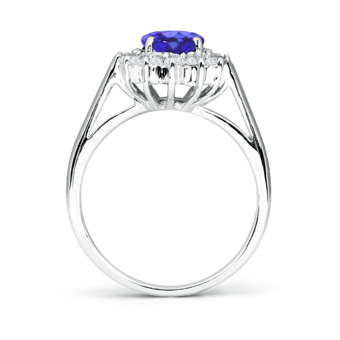 AA - Tanzanite / 1.6 CT / 14 KT White Gold