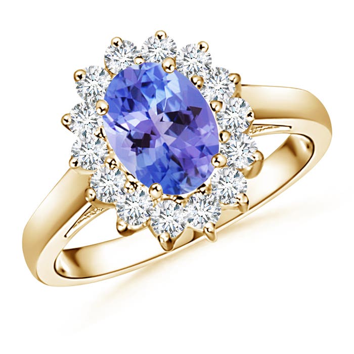 AA - Tanzanite / 1.6 CT / 14 KT Yellow Gold