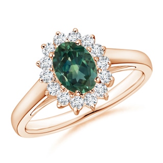 Oval AA Teal Montana Sapphire