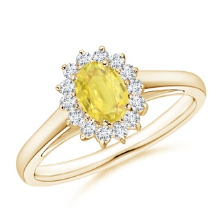 Oval A Yellow Sapphire