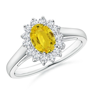 Oval AAA Yellow Sapphire