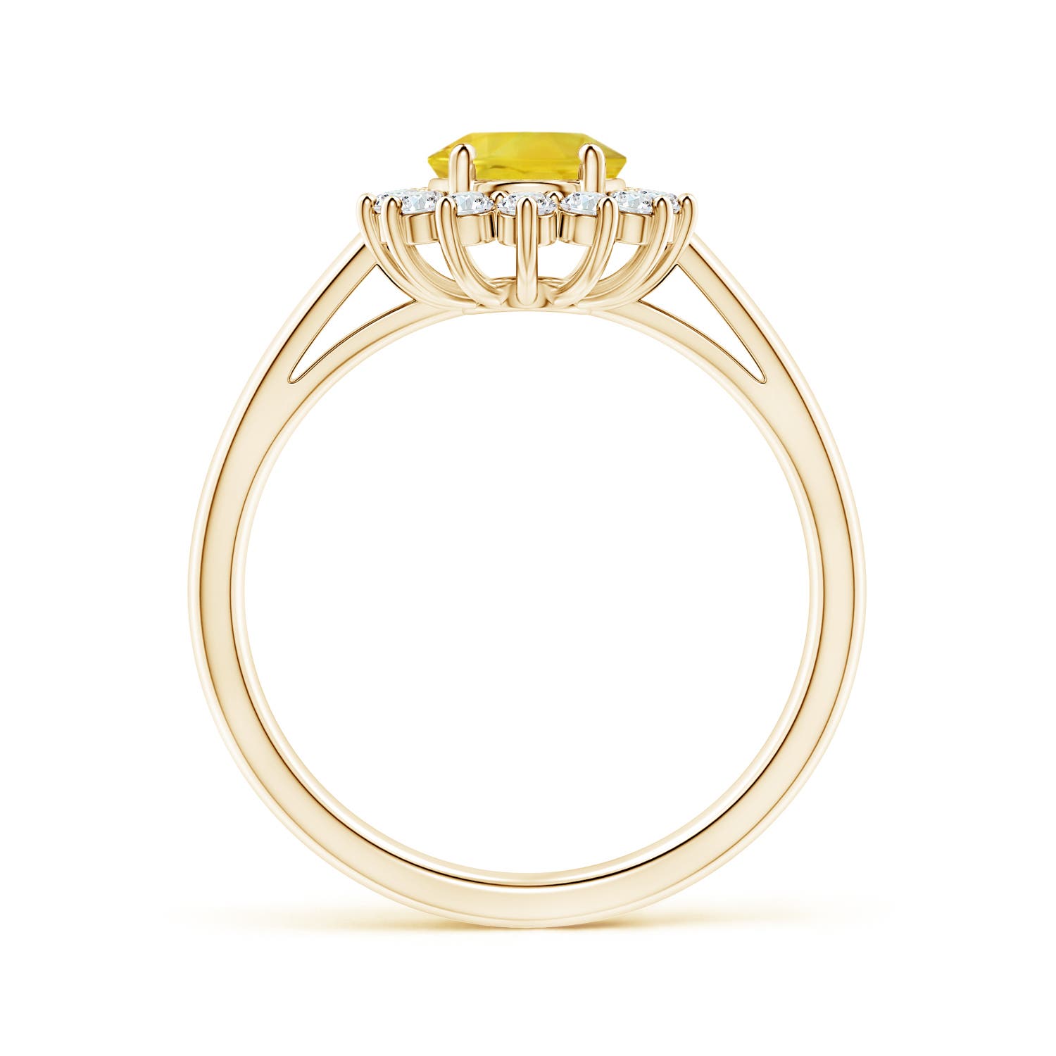 AA - Yellow Sapphire / 1.85 CT / 14 KT Yellow Gold