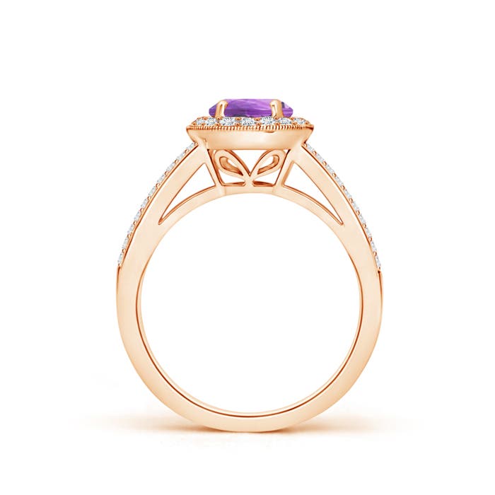 A - Amethyst / 1.25 CT / 14 KT Rose Gold