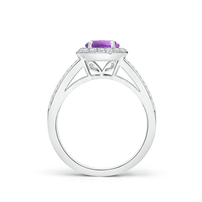 A - Amethyst / 1.25 CT / 14 KT White Gold