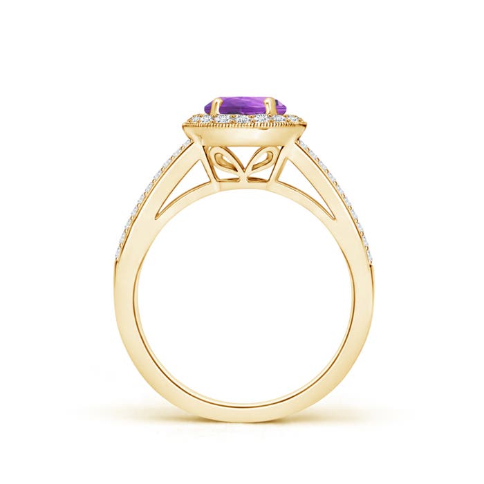 AA - Amethyst / 1.25 CT / 14 KT Yellow Gold