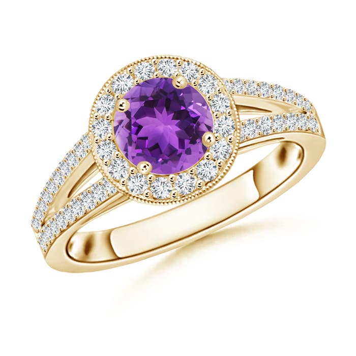 AAA - Amethyst / 1.25 CT / 14 KT Yellow Gold