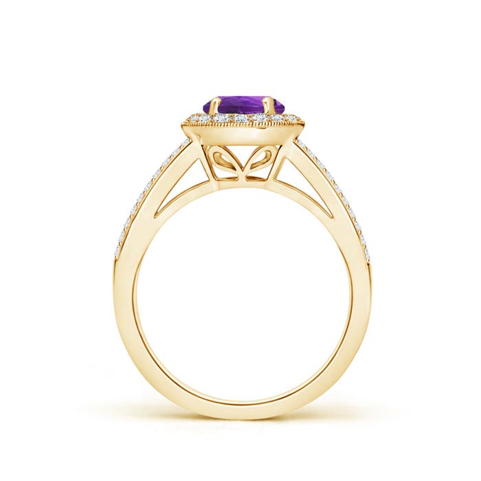 AAAA - Amethyst / 1.25 CT / 14 KT Yellow Gold