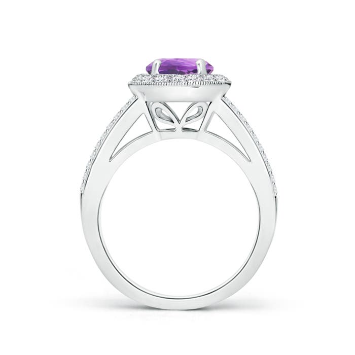 A - Amethyst / 1.74 CT / 14 KT White Gold