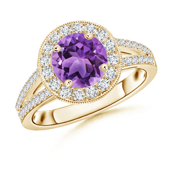 AA - Amethyst / 1.74 CT / 14 KT Yellow Gold